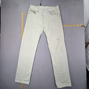 Vintage Levis 501 Jeans Mens Straight Button Fly USA 90s Faint Stains Fits 32x32